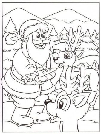 Coloriages Père Noel