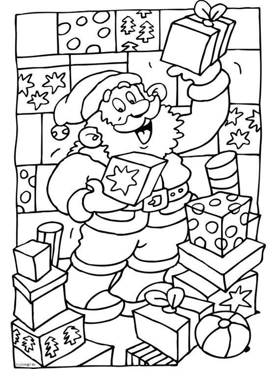 Coloriages Père Noel