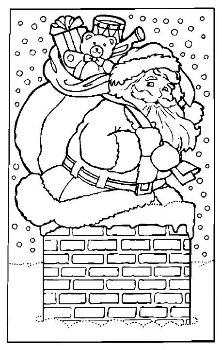 Coloriages Père Noel