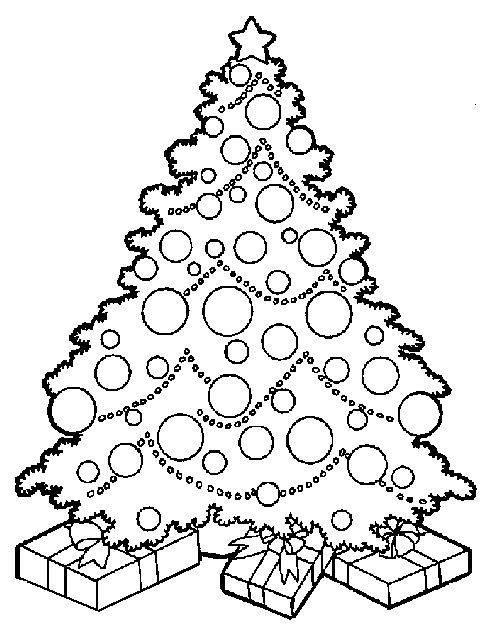 coloriages sapins